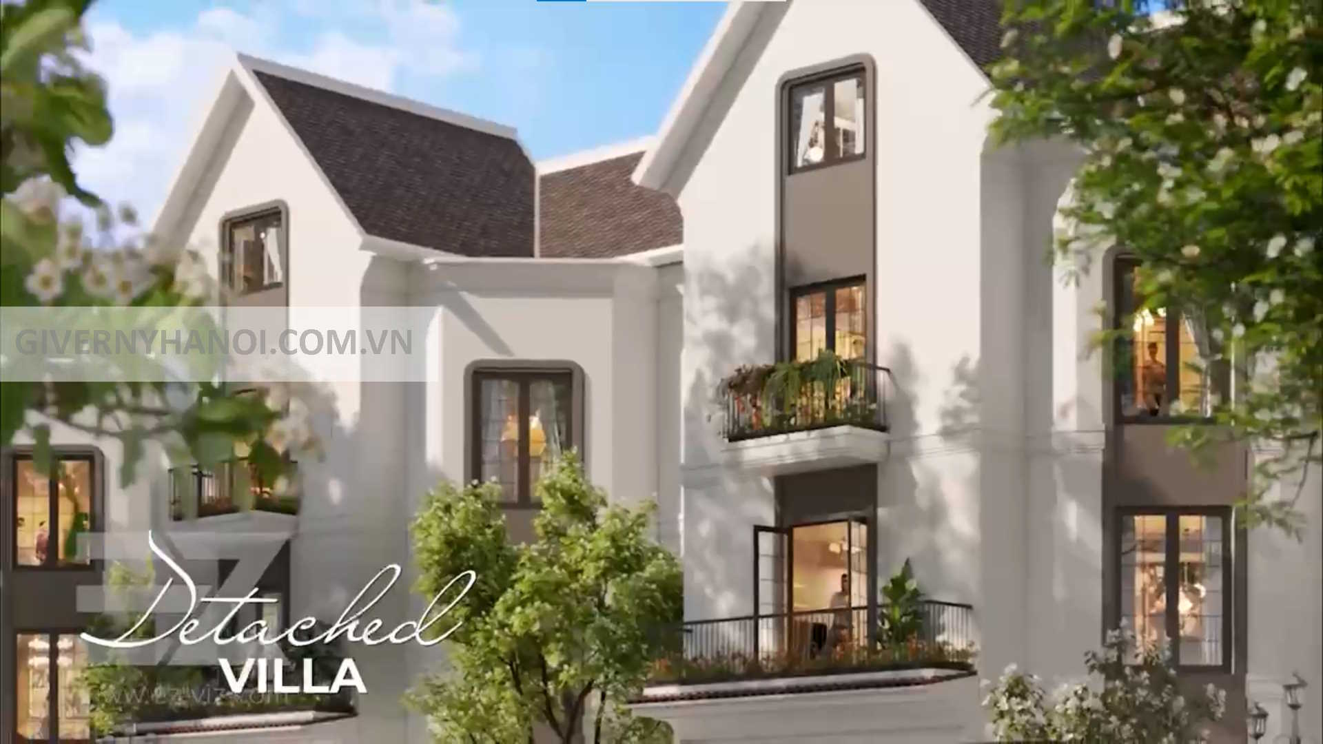 Thiết kế điển hình của Giverny Hà Nội - dự án Làng Hoa Tiền Phong tại Mê Linh của Hải Phát